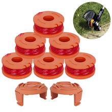 6 Pcs Lawn Mower Replacement Trimmer Spool Line Cap Cover Compatible with  Worx WG180 WG163 WA0010 Weed Wacker Eater String 2024 - buy cheap