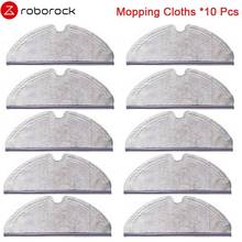 10 Pcs Dry Wet Mopping Cleaning Cloths suitable for Xiaomi Vacuum Cleaner Generation 2 Roborock S50 S51 spare part Mop Cloths 2024 - buy cheap