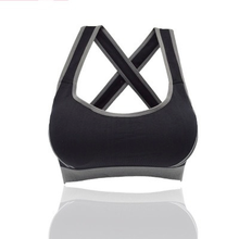 High Stretch Breathable Sports Bra Top Fitness Women Padded Sport Bra for Running Gym Seamless Crop Bra 2024 - buy cheap