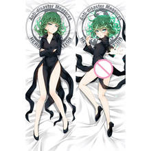 Funda de almohada de dibujos animados de One Punch-Man, Tatsumaki desnudo, personalizada, Dakimakura, abrazando el cuerpo, Saitama 2024 - compra barato