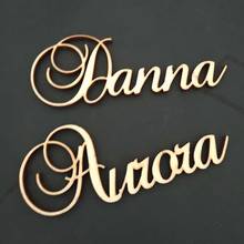 Custom Wedding Place Cards Personalized Names Place name settings Guest name tags party decoration Wedding Signs Calligraphy 2024 - buy cheap