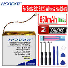 HSABAT-batería AEC353535 para auriculares inalámbricos Beats Solo 650, 2 y 3, batería nueva de 3,0 mAh, Solo2 y Solo3 2024 - compra barato