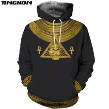 XS-7XL Fashion hoodies 3D All Over Printed Horus Egyptian God Clothes Sweatshirt Harajuku streetwear sudadera hombre 2024 - buy cheap