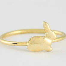 30pcs/Lot wholesale Rabbit Ring Cute Cartoon Animal  For Women 2024 - buy cheap