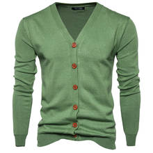 Suéter tricô masculino, manga longa, decote em v, blusa extragrande, tricô casual, magro 2024 - compre barato