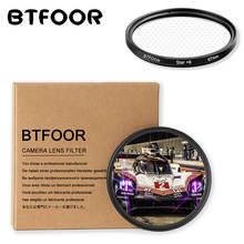 BTFOOR-filtro de estrella para lente de cámara, accesorio para lente de cámara Canon EOS M50 6d 250d 400d 600d Nikon D3200 D3500 D5600 Sony A6000, 49 52 55 58 67 72 77 82 Mm 2024 - compra barato