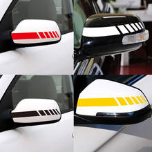 Забавная Автомобильная наклейка 2 шт., светоотражающие зеркала заднего вида, украшение для Toyota Camry Corolla RAV4 Yaris Highlander/Land Cruiser/PRADO 2024 - купить недорого
