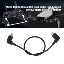 USB-кабель для передачи данных DJI Spark Mavic Mini Pro Air Spark Mavic 2 Zoom Drone IOS type-C Micro-USB адаптер проводной разъем для телефона 2024 - купить недорого