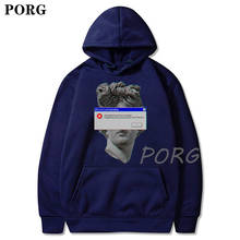 Sudadera con capucha para hombre y mujer, suéter Unisex de la estatua de Michelangelo, David, Vaporwave, informal, Harajuku, ropa de calle 2024 - compra barato