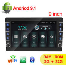 1 Din Android 9.1 Car Multimedia MP5 Video Player Universal Car Radio GPS Navigation Autoradio Central FM USB 2+32GB Car Stereo 2024 - buy cheap