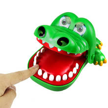 Игрушка для рота, стоматолога, кусания пальцев, Большой крокодил, тянущиеся зубы, игры для бара, игрушки, детская забавная игрушка, подарок для детей 2024 - купить недорого