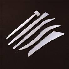 5 Pcs /Set Art Tools White Color Plastic Children's Clay Sculpture Tools Pottery Ceramics DIY Tools 2024 - buy cheap