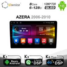 Ownice 6G Ram 128G Rom Android 10,0 reproductor de DVD del coche para Hyundai AZERA 2006 - 2010 SPDIF 4G DSP Radio de coche GPS Navi sistema de Audio 2024 - compra barato