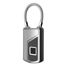 Anti-theft Bluetooth Lock Waterproof IP66 Portable Smart Biometric Fingerprint Padlock Keyless USB Charge For Bag Cabinet Bike 2024 - buy cheap