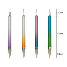 4Pcs NEW Double-ended Nail Rhinestone Picker Wax Pen Nail Gel Nail Manicure Tool Rhinestone Dotting Pencil Nail Art Tools 2024 - buy cheap