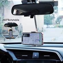 Soporte giratorio ajustable para espejo retrovisor de coche, soporte de teléfono móvil para asiento, GPS, novedad 2024 - compra barato
