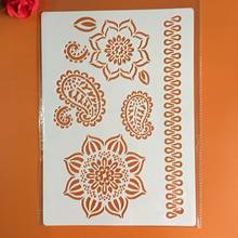 Lace mandala A4 29*21cm Stencil For Painting Scrapbook Coloring Embossing Album Decorative Template drawing mandala stencils 2024 - buy cheap