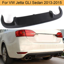 Coche para difusor de parachoques trasero Spoiler para Volkswagen VW Jetta GLI sedán de 4 puertas 2013-2015 ABS negro difusor trasero labio 2024 - compra barato