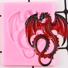 3D Soaring Dragon Silicone Mold Fondant Cake Decorating Tools Candy Chocolate Gumpaste Molds Cupcake Topper Cookie Baking Moulds 2024 - buy cheap