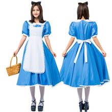 Alice In Wonderland Party Cosplay Costume Anime Sissy Lolita Uniform Maid Apron Dress Halloween Costumes For Women 2024 - buy cheap
