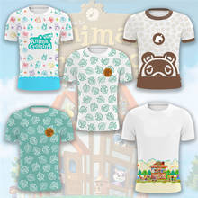 Animal Crossing New Horizons T shirt Tom Nook Cosplay Summer Beach Men Women Short Sleeve Tops t-shirt Party Costume 2024 - buy cheap