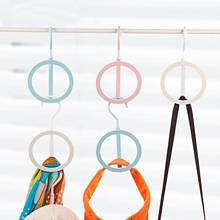 360 Degree Rotation Home Scarf Towel Clothes Hanger Flexible Hanging Hook Foldable Hat Storage Rack Household Organizer 2024 - buy cheap