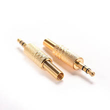 1PC / 2PCS Mini 3.5mm Stereo Audio Jack Plug 1/8Inch Jack Plug Male Plug Coax Cable Audio Adapter Connecters 2024 - compre barato