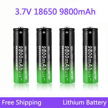 Batería recargable para linterna de juguete, Pila de Iones de litio de alta capacidad, 18650 mAh, 9800 V, 3,7, 18650, 18650 2024 - compra barato