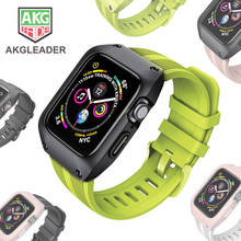 Correa de cubierta resistente a los golpes para Apple Watch Series 4 5, 40mm, 44mm, pulsera protectora para Apple iWatch 1 2 3 2024 - compra barato