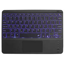 Teclado inalámbrico recargable ABS para videojuegos, portátil, con Bluetooth 3,0, para portátiles, iPad 2024 - compra barato