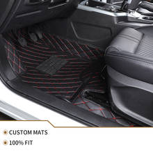 Flash mat leather car floor mat For Jaguar I-PACE XJ XK XF XE XJL XJ6 XJ6L F-PACE F-TYPE brand firm soft car accessories foot 2024 - buy cheap