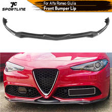 Carbon Fiber / FRP Car Front Bumper Lip Spoiler Splitters for Alfa Romeo Giulia Sport 2016 2017 2018 Front Bumper Lip 2024 - buy cheap