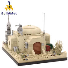 BuildMOC Star Movie Action Figures Owen Lars's Home in Tatooine City House Model Building Blocks Architecture Toys Children Gift 2024 - buy cheap