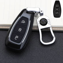 Car Key Case Cover For Ford Fiesta Focus Mondeo Ecosport Kuga Fob Remote Key Case Protector Accessories Holder Shell Keychain 2024 - купить недорого