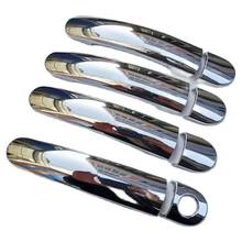 Suitable For Volkswagen VW Polo MK5 6r 6c Accessories 2011 2014 Chrome Car Door Handle Cover Trim Styling Russian version 2021 2024 - buy cheap