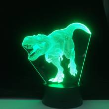 Dinosaur Series 16 Colors 3D LED Night light Lamp Remote Control Table Lamps Toys Gift For Kid Home Decoration Night Light 2024 - buy cheap