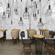 Retro estilo industrial cinza cimento parede lustre fundo mural papel de parede 3d café casa restaurante bar decoração 3d 2024 - compre barato