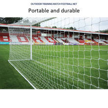 Full Size Soccer Goal Post Junior Football Goal Net Outdoor Training Fitness Sport Training Football Net Mesh Soccer Accessories 2024 - buy cheap