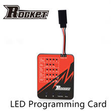 Rocket LED Programming Card Low Voltadge Cut for MINI 1410 18A ESC 1/10 1/24 1/28 RC Car Brushless ESC 2024 - buy cheap