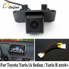 Cámara de aparcamiento para Toyota Yaris iA R Sedan 2016 ~ 2020, con Cable adaptador de 28 Pines, monitor Original de fábrica, cámara de visión trasera 2024 - compra barato