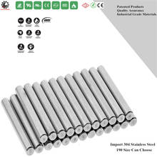 Mechanical 304 Stainless Steel Straight Drive Shaft Dowels Pin,Cylindrical Pins,Locating Pins,Fixed Pins,Solid Pins,Hardware Pin 2024 - buy cheap