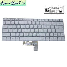 Kr sw bg teclado retroiluminado para asus zenbook 13 ux334 fl ux334fa ux334flc substituição teclados búlgaro coreano suíço NSK-WU7BU 2024 - compre barato