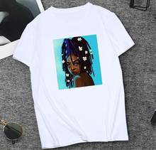 Белая Летняя футболка, футболки с графическим рисунком, женская футболка в стиле Харадзюку, модная женская футболка для девушек 2024 - купить недорого