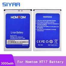 SIYAA Phone Original HT17 Battery For Homtom HT17 Mobile Phone high capacity 3000mAh 3.8V Lithium Replacement Batteria 2024 - buy cheap