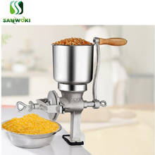 Hand-cranked Pepper Seasoning Herbs Pulverizer sesame grinder machine grains mill machine medicine Malt crusher machine 2024 - buy cheap