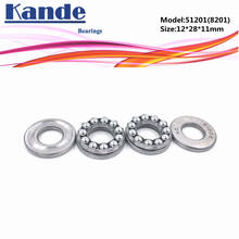 Kande 51201 8201 12x28x11 bearing  4pcs Flat Thrust Ball Bearing  Axial thrust bearing 51201 2024 - buy cheap
