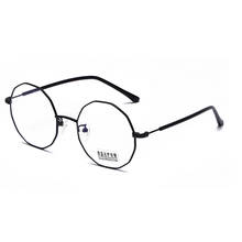 Óculos anti-luz azul para computador, óculos para homens e mulheres, anti fadiga ocular, lente pc transparente, armação de metal policonal, 2021 2024 - compre barato