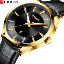 CURREN 8365 Men Fashion Quartz Watch Leather Strap Watches Male Wristwatches Top Luxury Brand Business Men's Clock Relogio Mascu 2024 - buy cheap