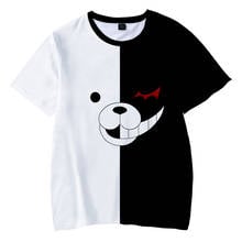 Anime Game T-Shirt Danganronpa Monokuma 3D Print Streetwear Men Women Fashion Oversize T Shirt Harajuku Kids Boy Girl Tees Tops 2024 - buy cheap