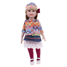 18 Inch/45cm Dolls Handmade BJD Doll Toys with Soft Body Dolls for Girls Birthday Xmas Gifts 2024 - buy cheap